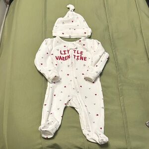 Carter’s Baby Valentine’s Day Onesie with Hat